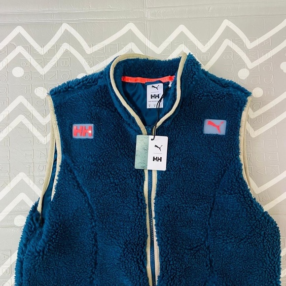 Puma Helly Hansen running  Sherpa vest jacket - Picture 4 of 5